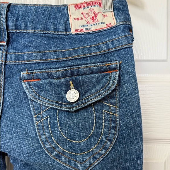 True Religion Women's Vintage Low Rise Becky Jean Size 27 - Picture 8 of 16
